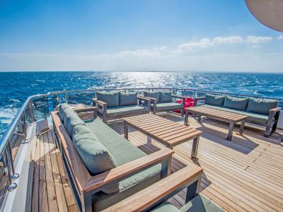 Glory Sea Explorer Dive Liveaboard Red Sea Egypt Outdoor Loung