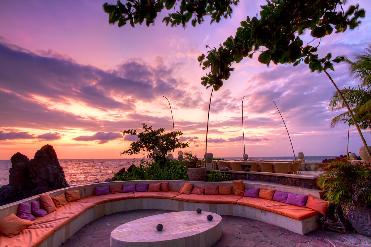 alamBatu Beach Bungalow Resort - Bali, Indonesia outdoor lounge area